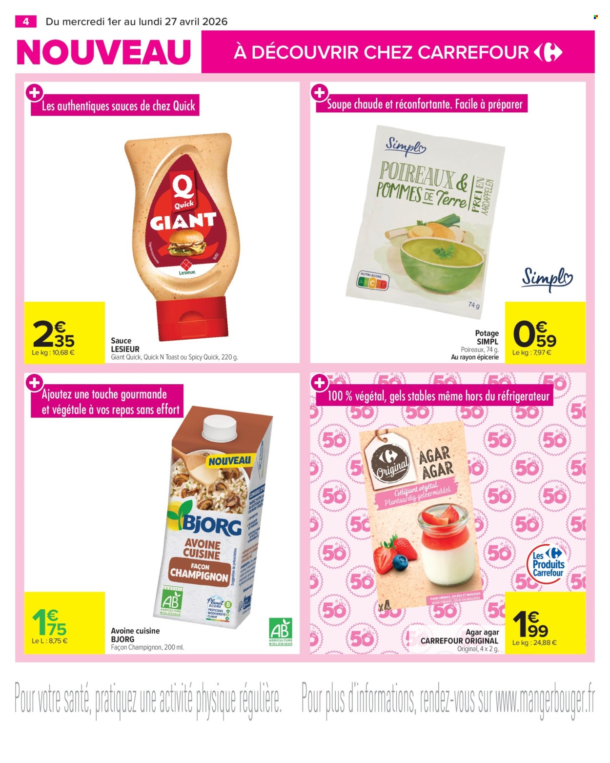 Catalogue Carrefour Hypermarchés - 01/04/2026 - 27/04/2026. Page 4