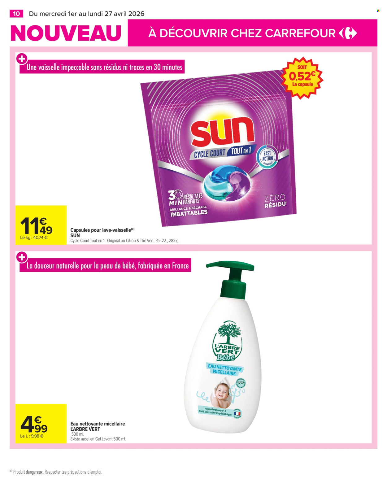 Catalogue Carrefour Hypermarchés - 01/04/2026 - 27/04/2026. Page 10