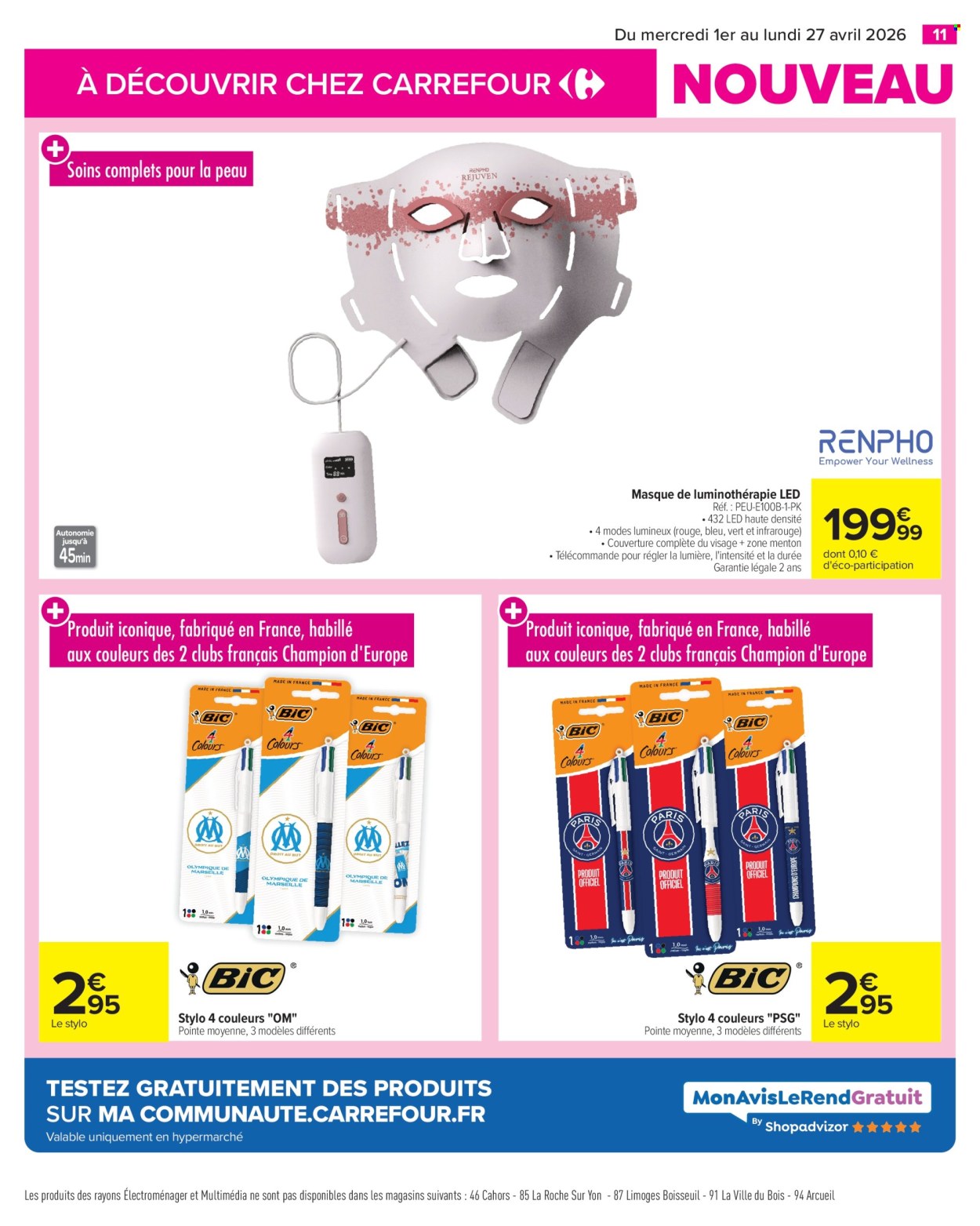 Catalogue Carrefour Hypermarchés - 01/04/2026 - 27/04/2026. Page 11