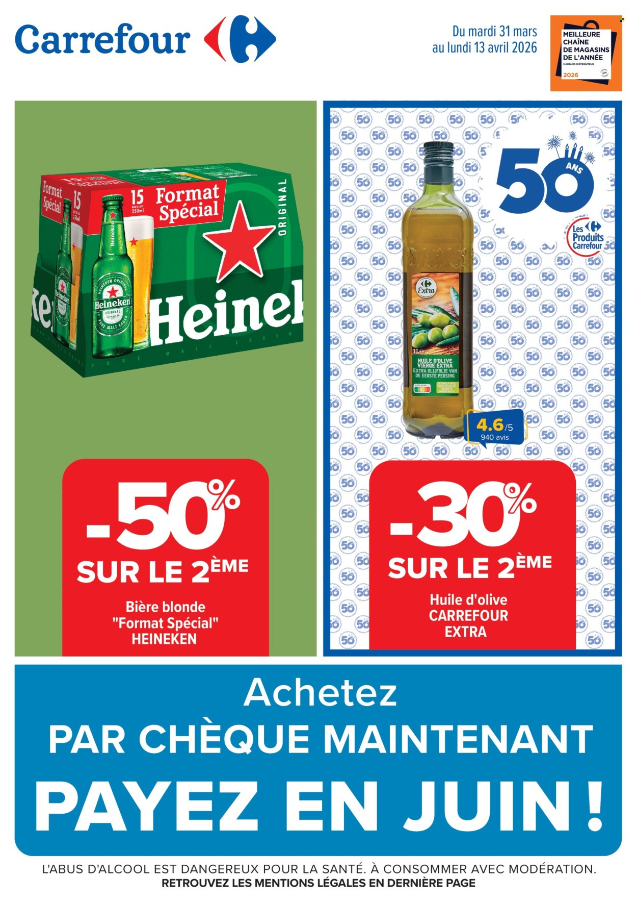 Catalogue Carrefour Hypermarchés - 31/03/2026 - 13/04/2026. Page 1