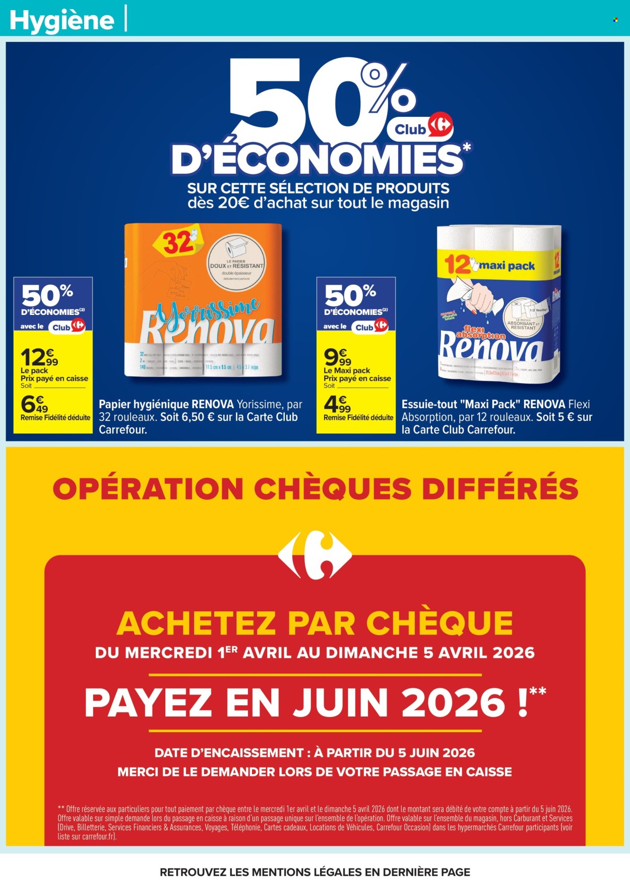 Catalogue Carrefour Hypermarchés - 31/03/2026 - 13/04/2026. Page 50