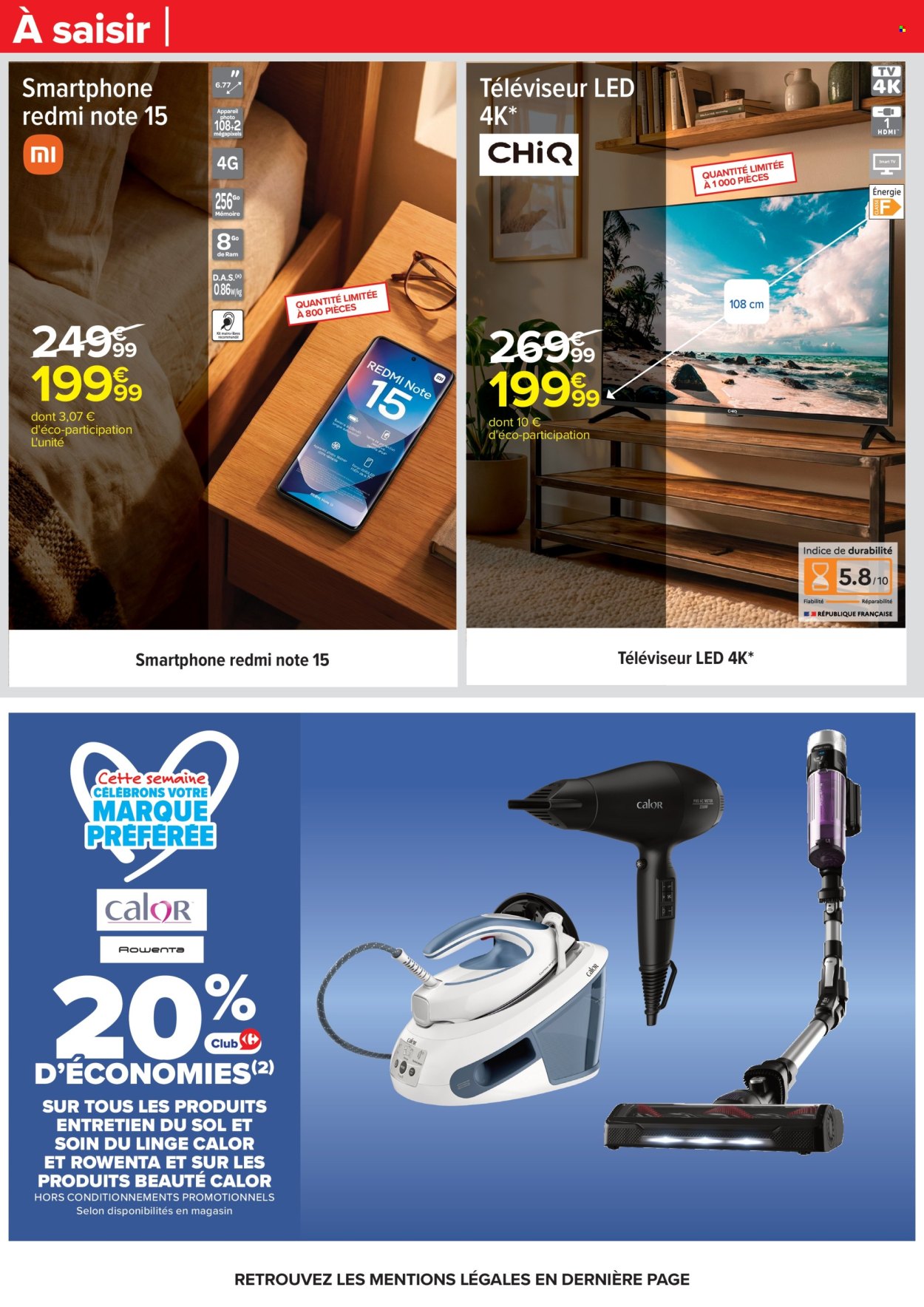 Catalogue Carrefour Hypermarchés - 31/03/2026 - 13/04/2026. Page 62