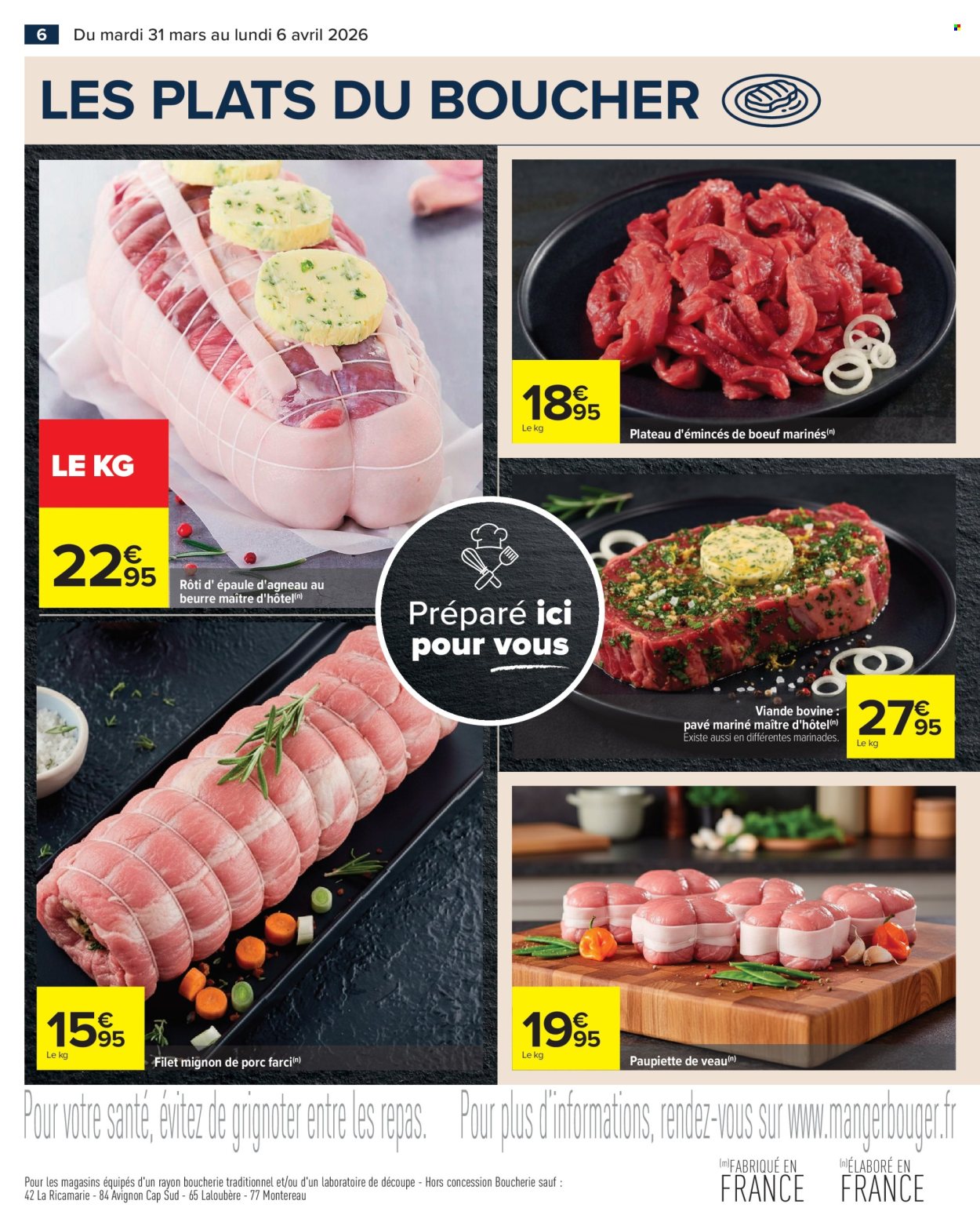 Catalogue Carrefour Hypermarchés - 31/03/2026 - 06/04/2026. Page 6