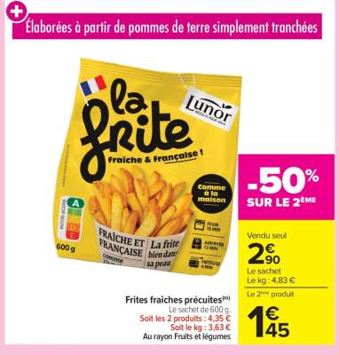 La frite fraîche & française