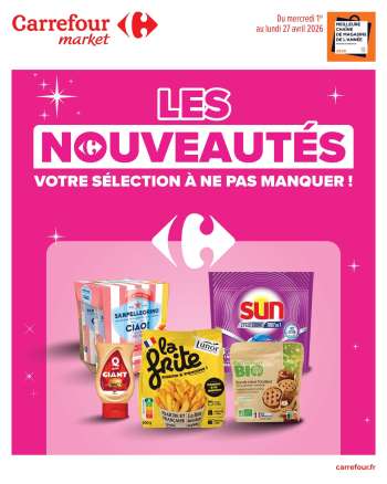 Catalogue Carrefour Market - 01/04/2026 - 27/04/2026.