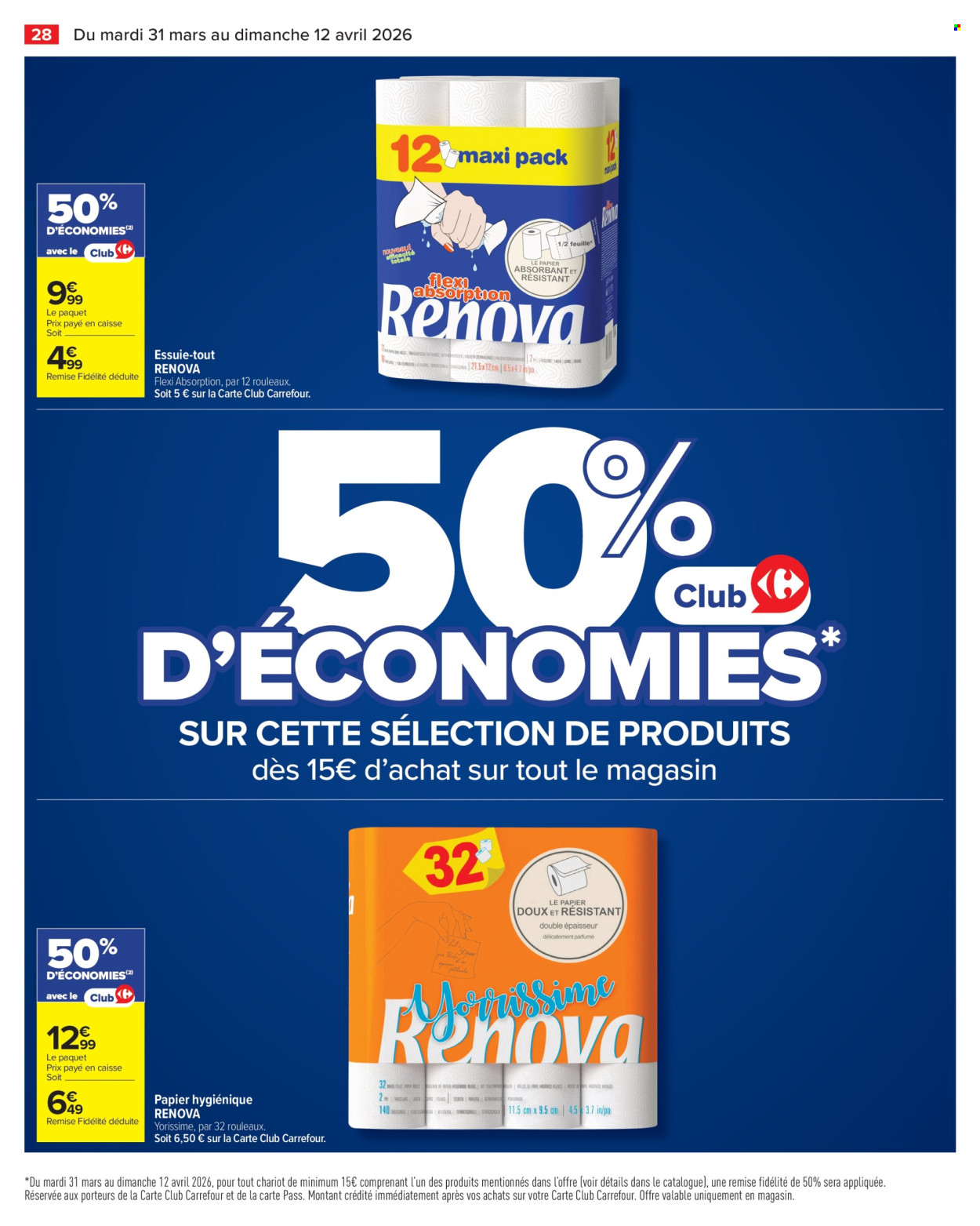 Catalogue Carrefour Market - 31/03/2026 - 12/04/2026. Page 30