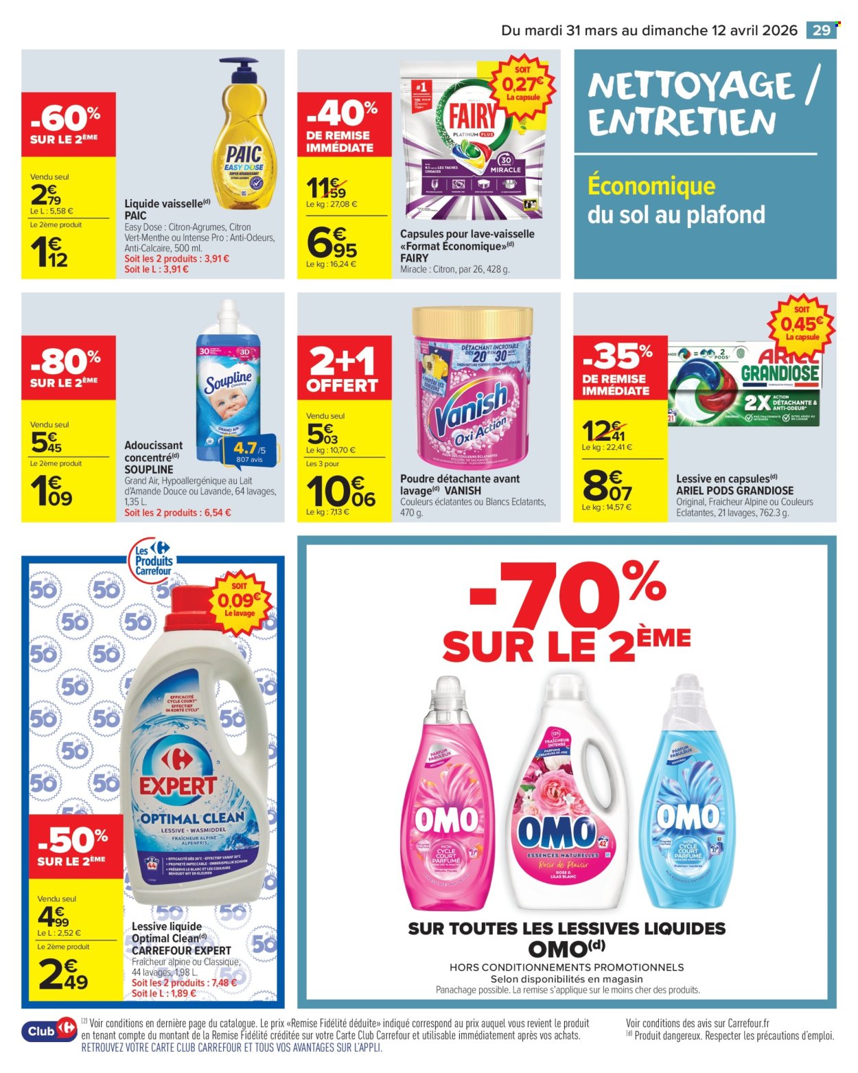 Catalogue Carrefour Market - 31/03/2026 - 12/04/2026. Page 31