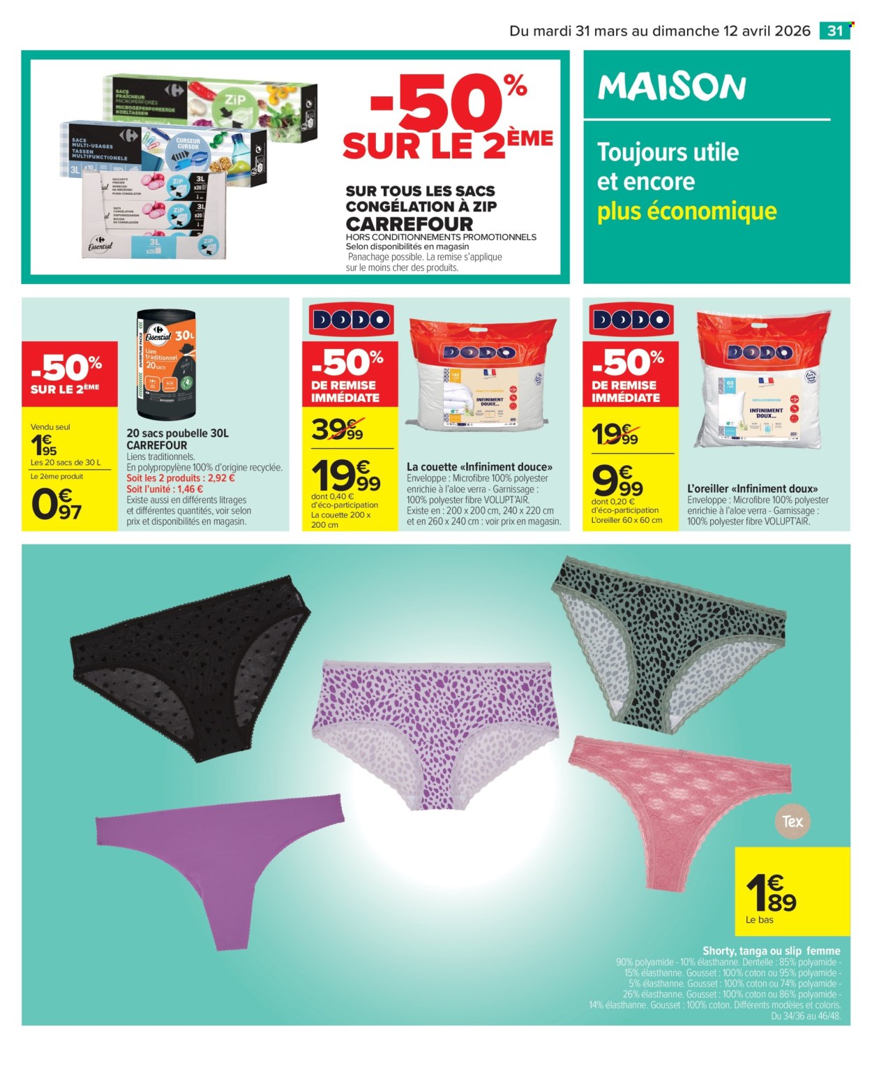 Catalogue Carrefour Market - 31/03/2026 - 12/04/2026. Page 33