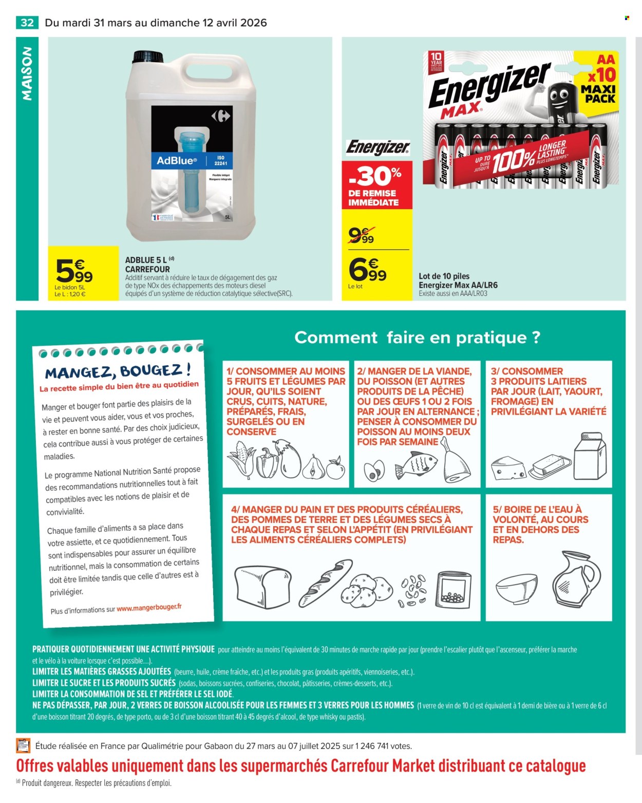 Catalogue Carrefour Market - 31/03/2026 - 12/04/2026. Page 34