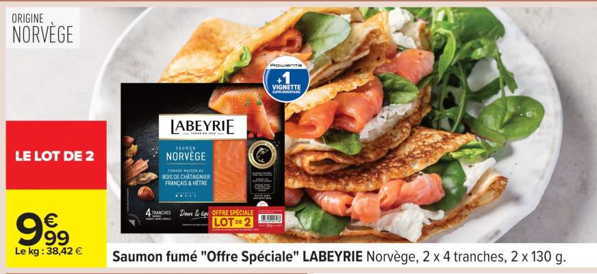 Saumon fumé «Offre Spéciale» LABEYRIE