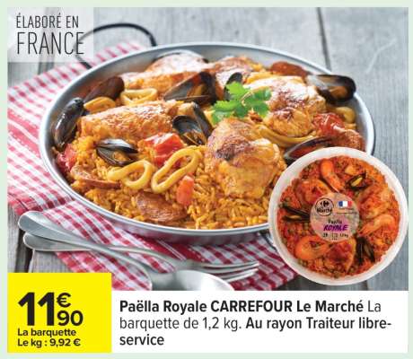 Paella Royale CARREFOUR Le Marché