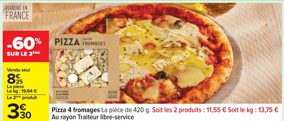 Pizza 4 Fromages