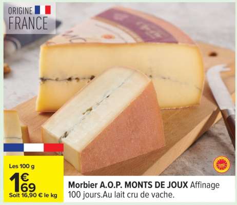 Morbier A.O.P. MONTS DE JOUX