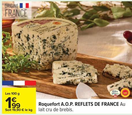 Roquefort A.O.P. REFLETS DE FRANCE