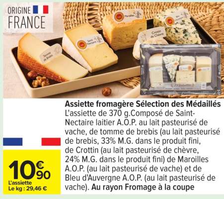 Assiette Fromagère Sélection Des Médailles