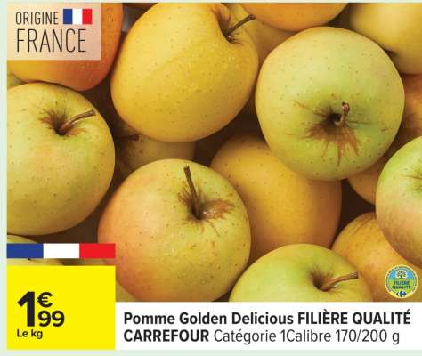 Pomme Golden Delicious