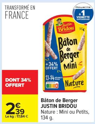 Bâton De Berger Justin Bridou