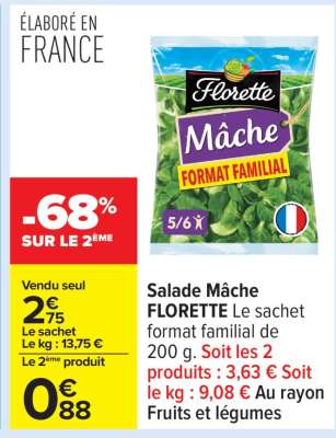 Salade mâche FLORETTE