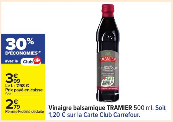 Vinaigre Balsamique "Tramier"