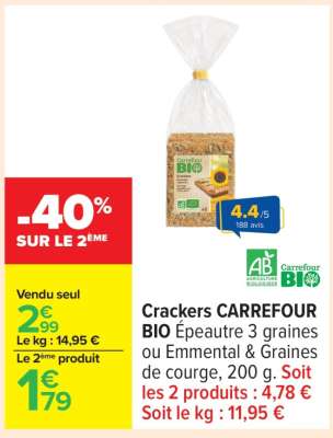 Crackers CARREFOUR BIO
