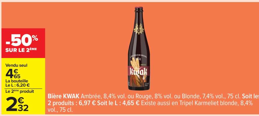 Bière Kwak*
