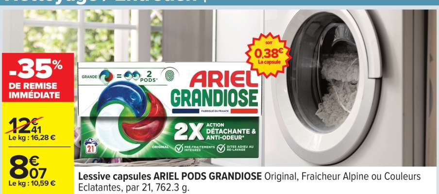 Lessive capsules ARIEL PODS GRANDIOSE