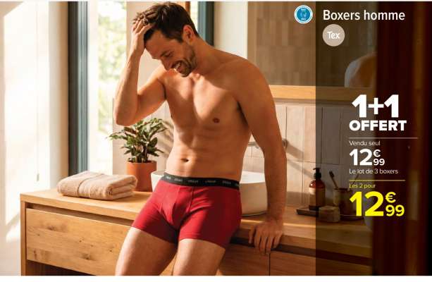 Boxers homme