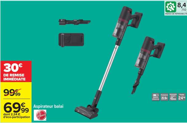 Aspirateur Balai
