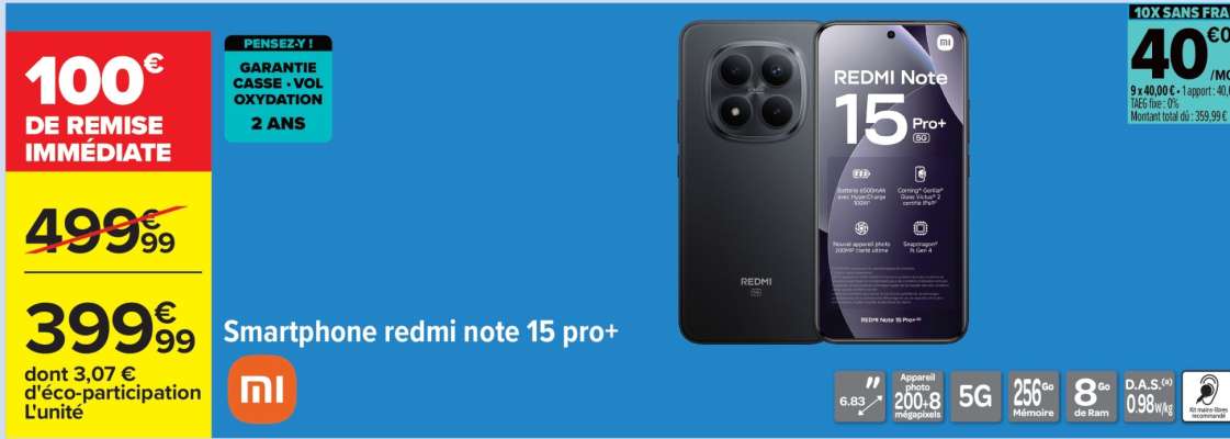 SMARTPHONE REDMI NOTE 15 PRO