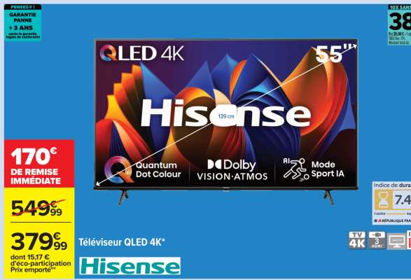 Téléviseur QLED 4K