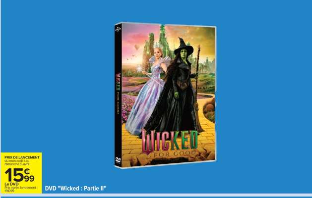 DVD "Wicked : Partie II"