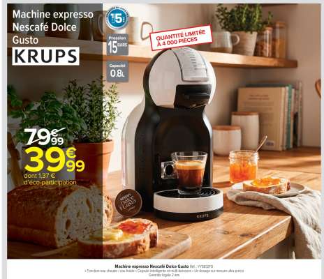 Machine expresso Nescafé Dolce Gusto
