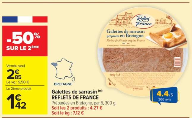 GALETTES DE SARRASIN REFLETS DE FRANCE