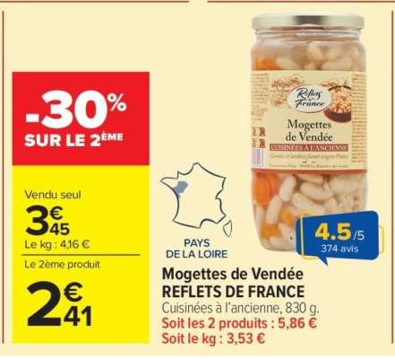 Mogettes de Vendée REFLETS DE FRANCE