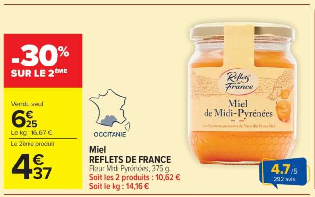 Miel REFLETS DE FRANCE