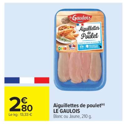 Aiguillettes De Poulet Le Gaulois