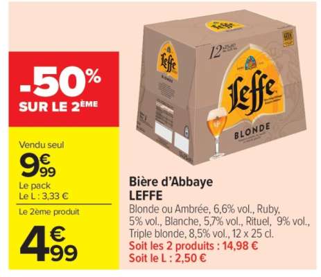 Bière d’Abbaye LEFFE