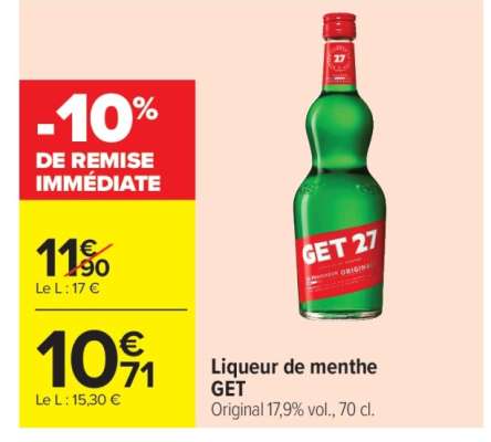 Liqueur de Menthe GET