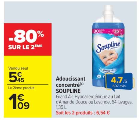 ADOUCISSANT CONCENTRÉ 'SOUPLINE'