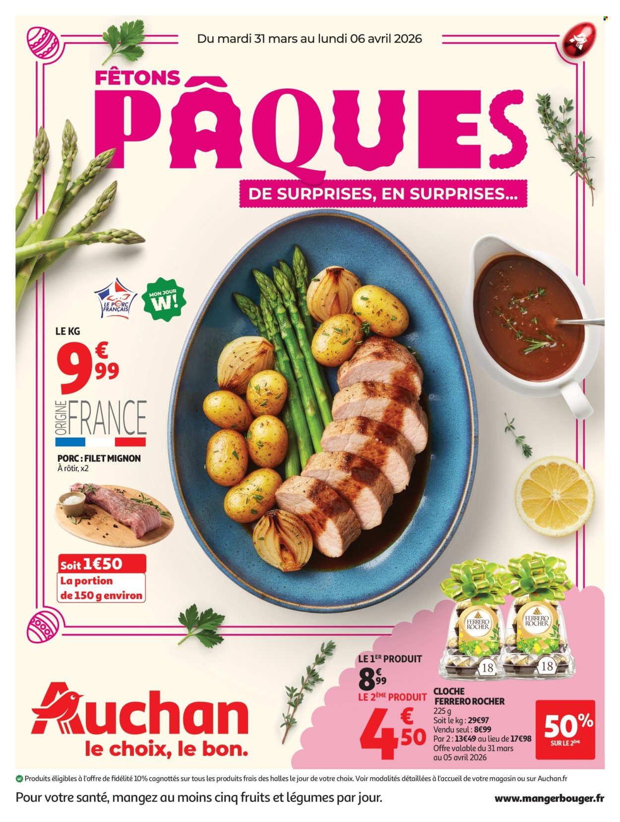 Catalogue Auchan - 31/03/2026 - 06/04/2026. Page 1