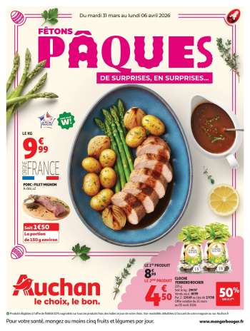 Catalogue Auchan - 31/03/2026 - 06/04/2026.