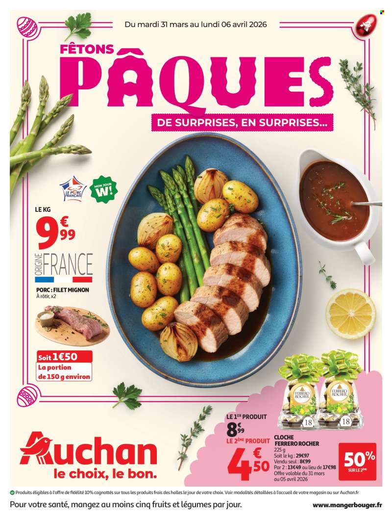 Catalogue Auchan - 31/03/2026 - 06/04/2026.