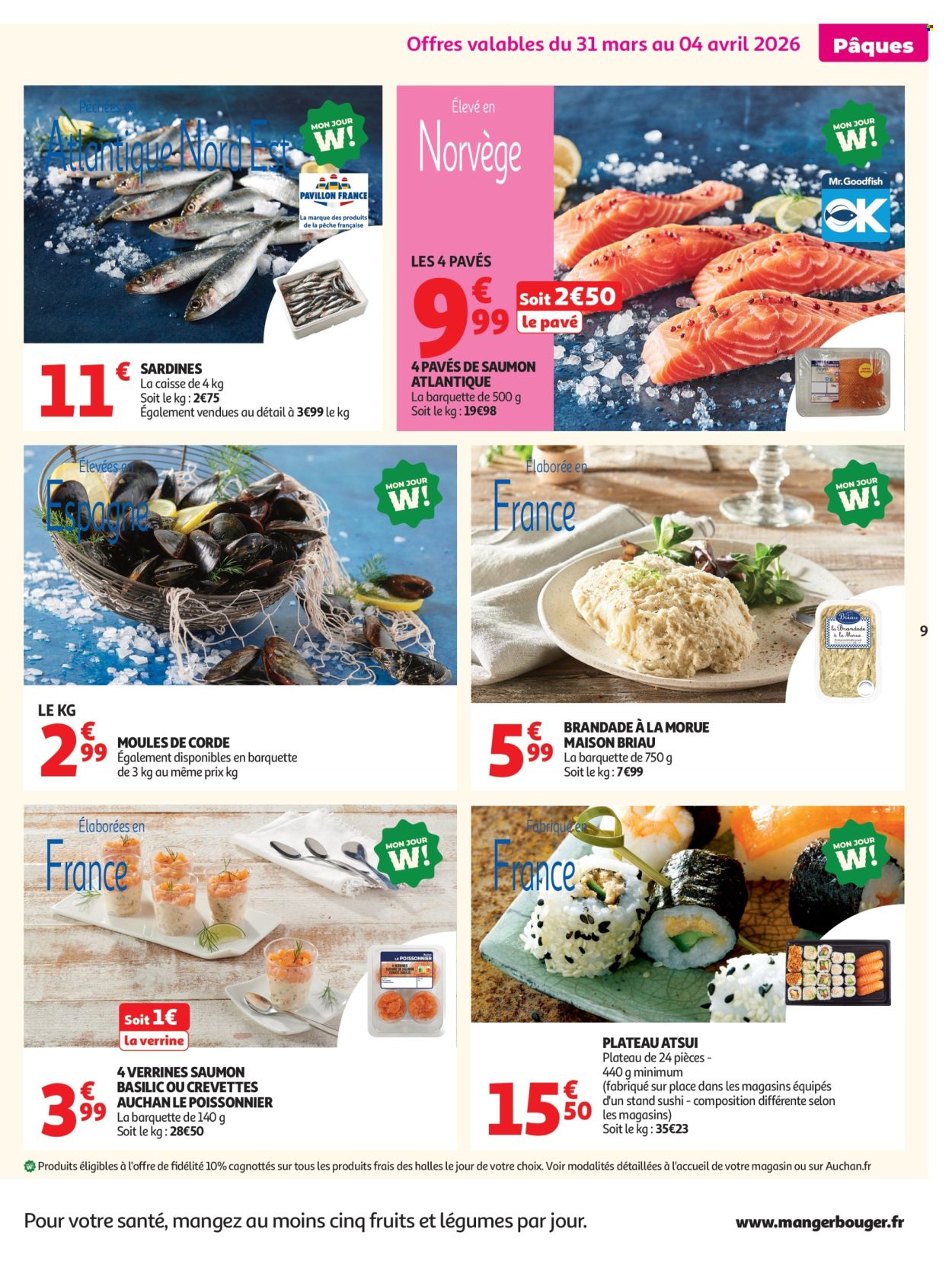 Catalogue Auchan - 31/03/2026 - 06/04/2026. Page 9