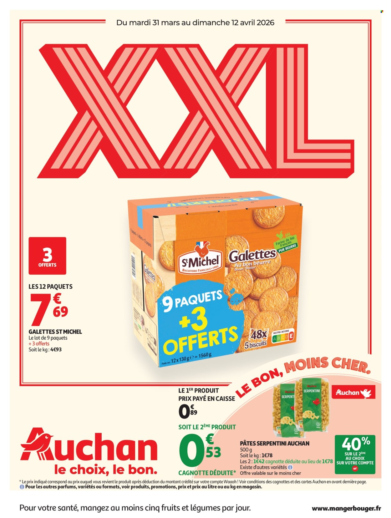 Catalogue Auchan - 31/03/2026 - 12/04/2026. Page 1