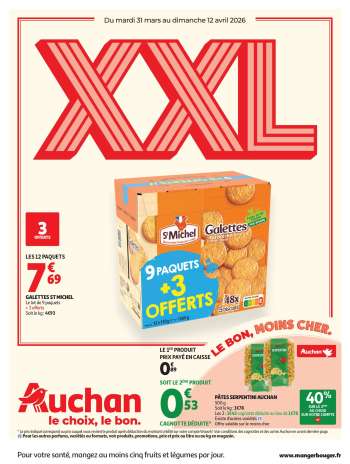 Catalogue Auchan - 31/03/2026 - 12/04/2026.