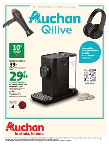 Catalogue Auchan - 31/03/2026 - 12/04/2026.
