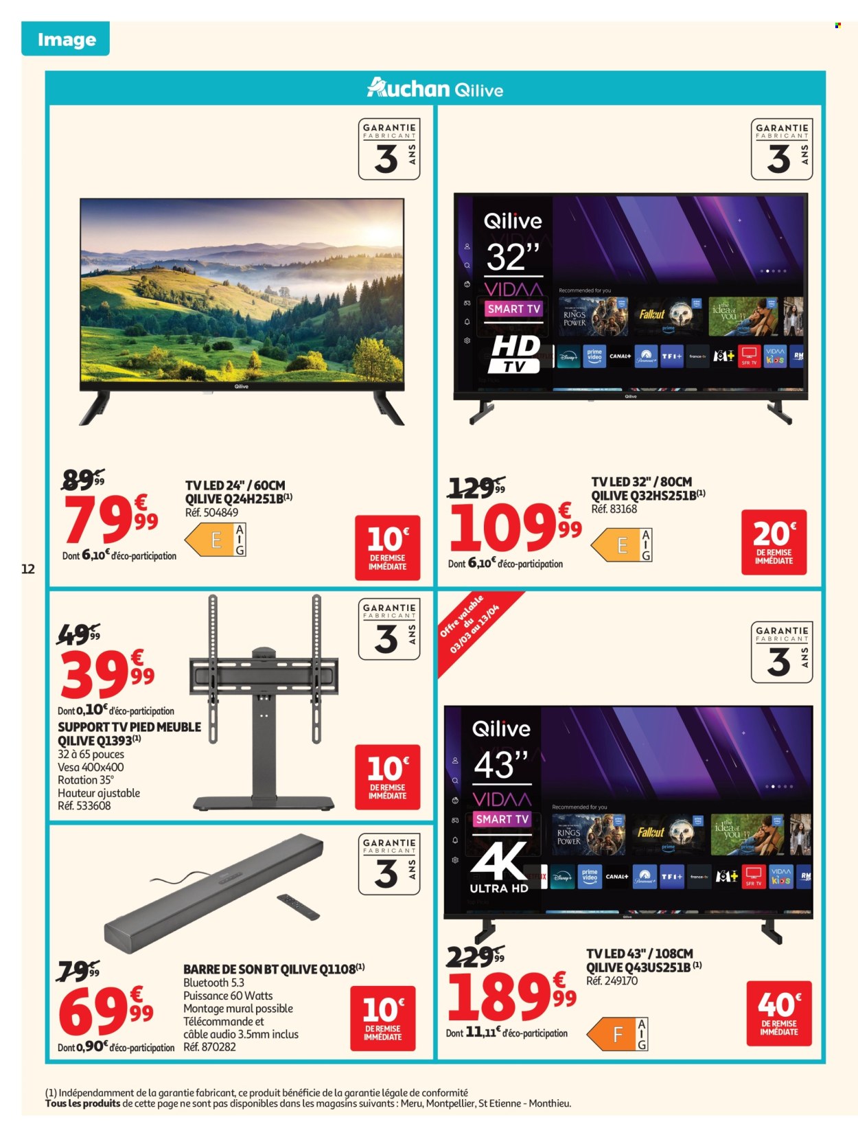 Catalogue Auchan - 31/03/2026 - 12/04/2026. Page 12