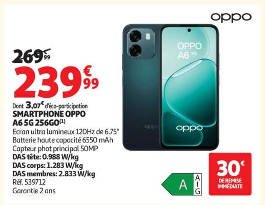 SMARTPHONE OPPO A6 5G 256GO