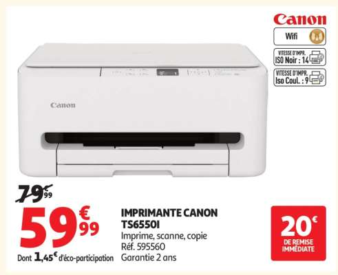 IMPRIMANTE CANON TS6550I