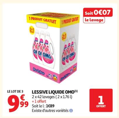 LESSIVE LIQUIDE “OMO”